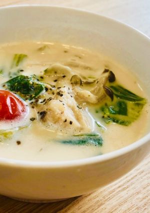 野菜ときのこのクリームスープ-レシピのメイン写真