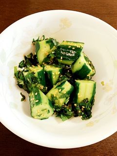 きゅうりと大葉の漬物-レシピのメイン写真