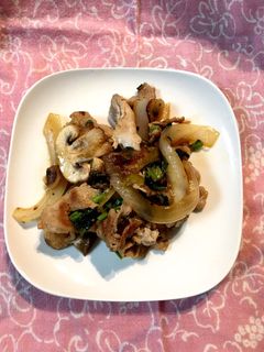 豚肉と玉ねぎの柚子ソース炒め-レシピのメイン写真