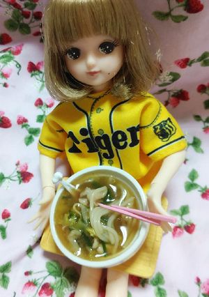 リカちゃんサイズ♡野球シリーズ*ラーメン-レシピのメイン写真
