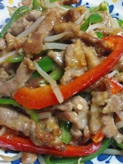 豚肩ロースで青椒肉絲-レシピのメイン写真