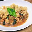 オイルサーディンのトマトソースパスタ