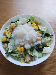 ニラ玉おろしの餡掛けチャーハン-レシピのメイン写真