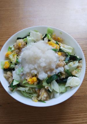 ニラ玉おろしの餡掛けチャーハン-レシピのメイン写真