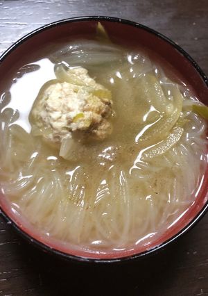 肉団子の春雨スープ-レシピのメイン写真