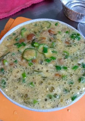 ネバネバサラダうどん　6馬力【男飯】-レシピのメイン写真