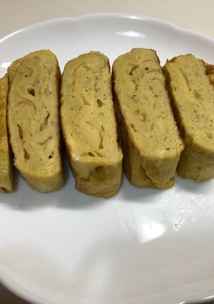 山芋 自然薯が入ったふわふわ卵焼き-レシピのメイン写真