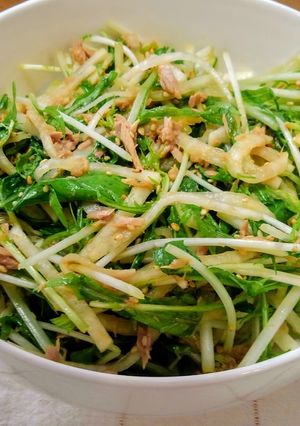 ★大根水菜ツナの中華風サラダ-レシピのメイン写真