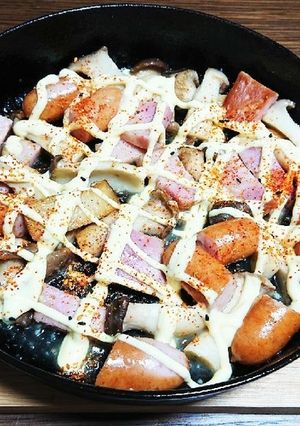 エリンギとウインナーのピリッとマヨ風味-レシピのメイン写真