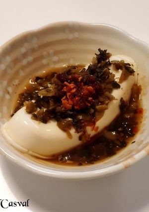 刻み高菜と食べるラー油の冷奴-レシピのメイン写真