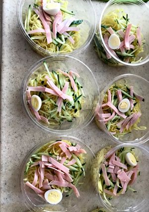 夏は冷やし中華お弁当-レシピのメイン写真