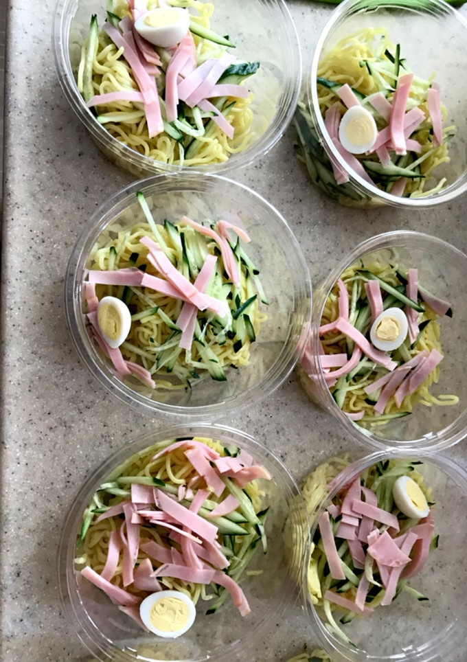 夏は冷やし中華お弁当-レシピのメイン写真