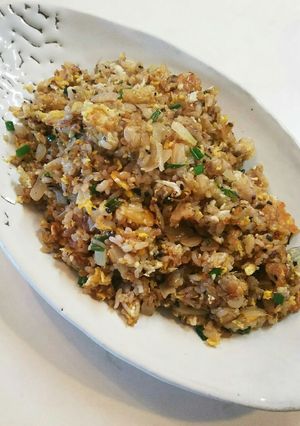 しらす 玉葱 ゴマ 玉子 小ネギ 炒飯-レシピのメイン写真