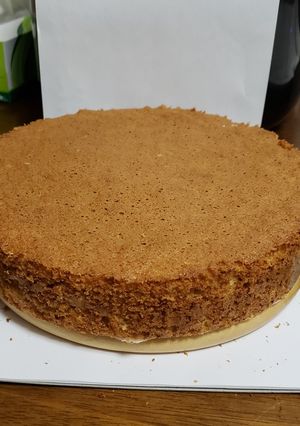 卵１個のふわふわスポンジケーキ23cm-レシピのメイン写真