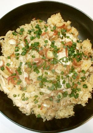 鶏肉茗荷ご飯♪簡単炊き込みご飯-レシピのメイン写真