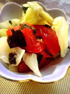 キャベツとトマトの和え物-レシピのメイン写真