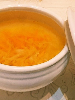 簡単!キャベツ&にんじんのコンソメスープ-レシピのメイン写真