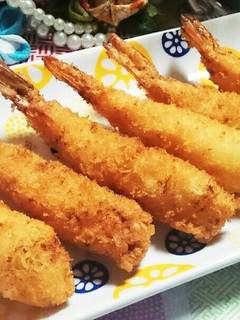 海老フライ冷凍庫で仮眠させてまっすぐに!-レシピのメイン写真