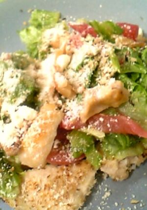チキンカツ～トマト＆レタスｄｅサラダ風～-レシピのメイン写真