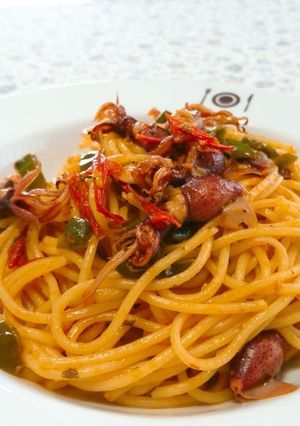 【ケチャップで作る♪】ホタルイカのパスタ-レシピのメイン写真