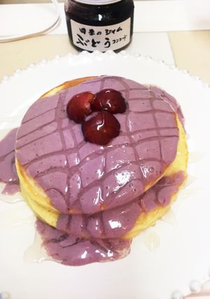 ぶどうジャムとヨーグルトのソース-レシピのメイン写真