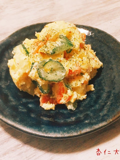 低糖質カリカリ豚のポテトサラダ-レシピのメイン写真