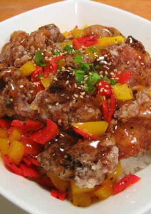 塩だれチキン竜田丼-レシピのメイン写真