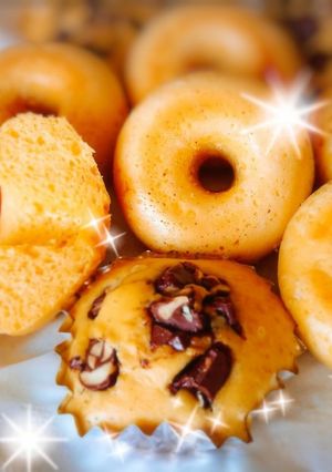 ホットケーキミックスで焼きドーナツ-レシピのメイン写真