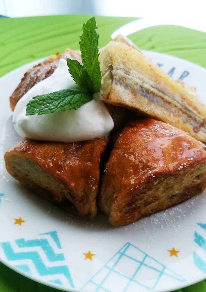 休日ブランチ＊ベーグルフレンチトースト＊-レシピのメイン写真