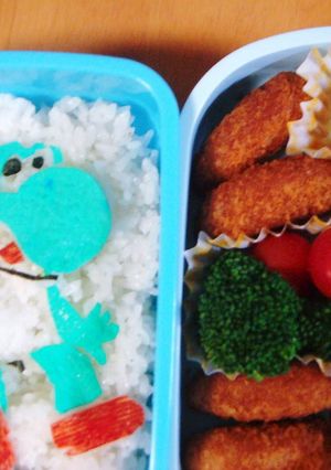 ＊キャラ弁・ヨッシー＊-レシピのメイン写真