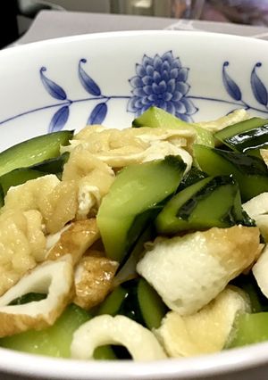 きゅうりと竹輪薄揚げさっと煮-レシピのメイン写真