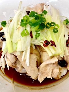 手羽元のねぎ油ソース-レシピのメイン写真