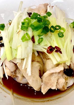手羽元のねぎ油ソース-レシピのメイン写真