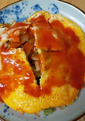辛み大根炒めのオムレツ風-レシピのメイン写真