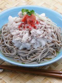 豚しゃぶおろし蕎麦(梅風味)-レシピのメイン写真