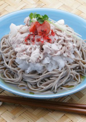 豚しゃぶおろし蕎麦（梅風味）-レシピのメイン写真