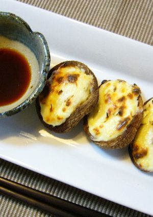 シイタケのハーブクリームチーズ焼き-レシピのメイン写真