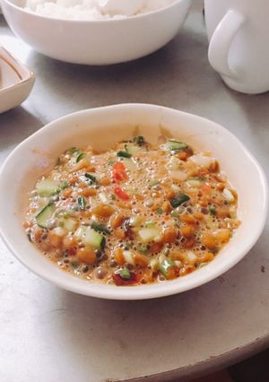 【納豆に飽きたら】ザーサイキムチ納豆-レシピのメイン写真