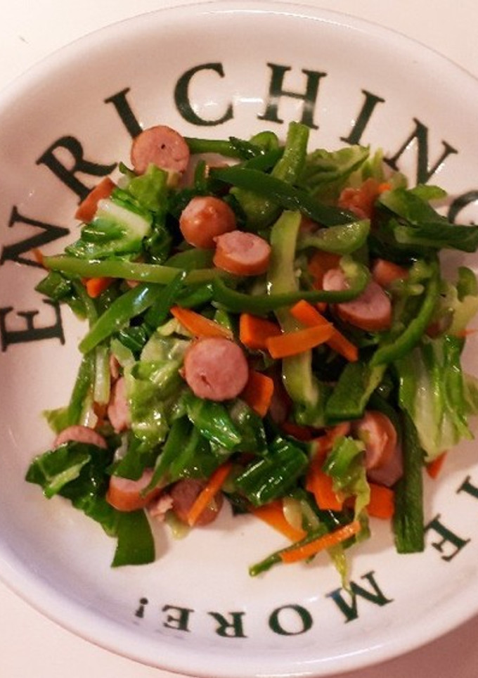 子供と作れる野菜炒め-レシピのメイン写真