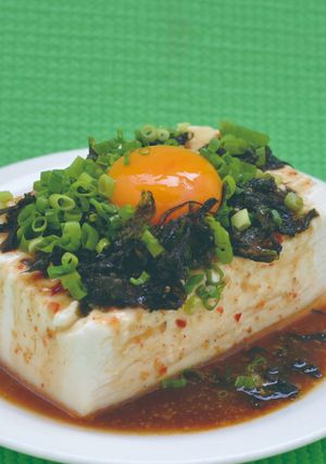 絹ごし豆腐のユッケ風-レシピのメイン写真