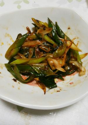 ネギのニンニク醤油炒め-レシピのメイン写真