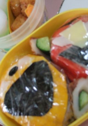 男の子のキャラ弁★ゴーオンジャー弁当-レシピのメイン写真