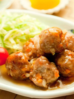 野菜たっぷり⁂やわらか甘酢肉だんご-レシピのメイン写真
