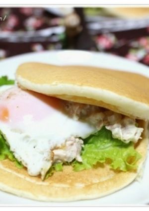 とろりんたまごのツナエッグぱんけーき-レシピのメイン写真