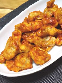ほんのりカレー♡鶏肉のケチャップ炒め-レシピのメイン写真