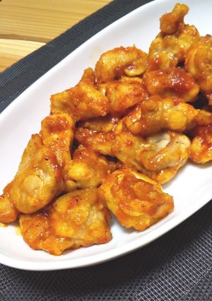 ほんのりカレー♡鶏肉のケチャップ炒め-レシピのメイン写真