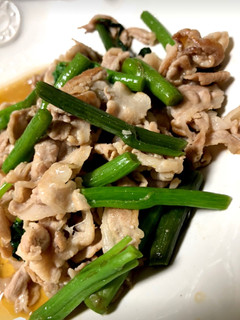 しどけと豚肉の炒め物-レシピのメイン写真