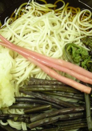 わらび蕎麦(200円ランチ）-レシピのメイン写真