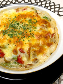 ゴロゴロ野菜のこんがりグラタン-レシピのメイン写真