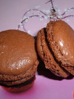 *チョコマカロン*-レシピのメイン写真